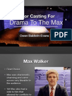 Actor Casting For: Owen Baldwin-Evans