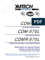 Operating Manual Comtech EFData CDM570 570L Modem PDF