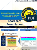 PNP P.A.T.R.O.L. 2030 Score Card Dashboard Formulation