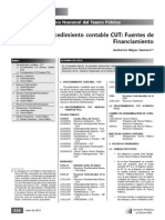 Procedimiento Contable CUT - Fuentes de Fiannciamiento