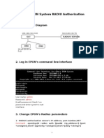 EPON System RADIUS Authorization User Manual