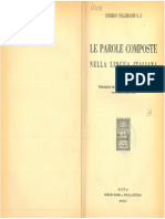 Tollemache 1945 - Le Parole Composte Nella Lingua Italiana