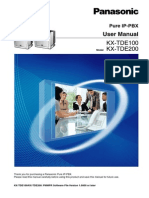 Manual de usuario KX TDE 100-200