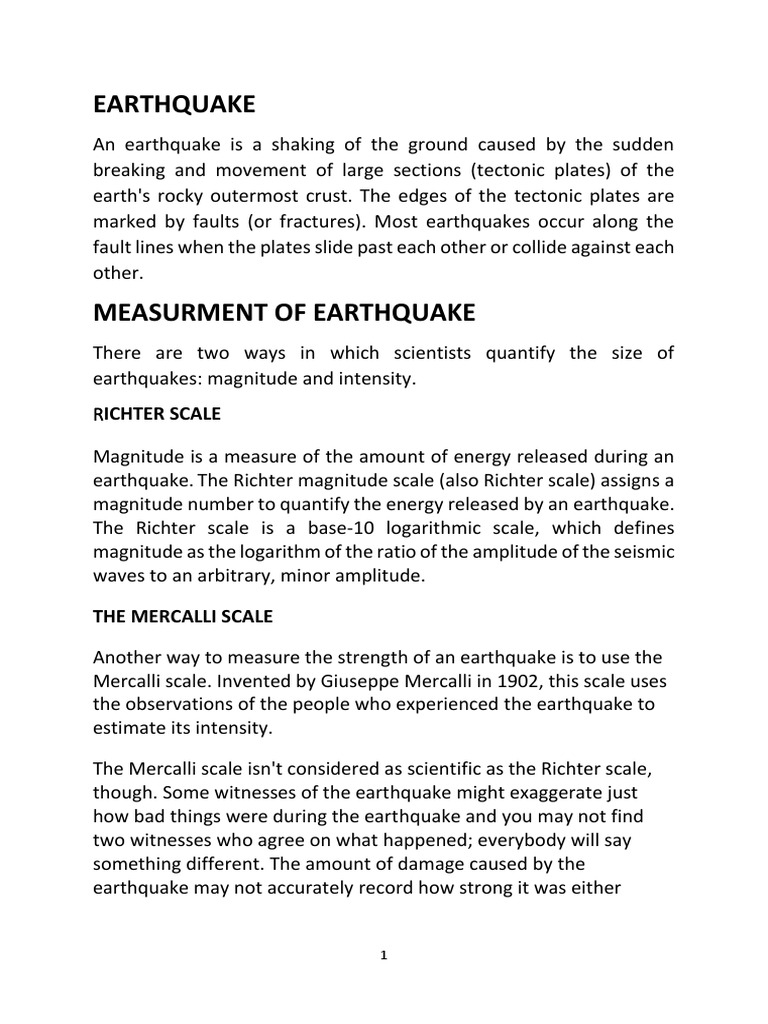 Causes and effects of earthquake pdf picture