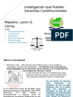 Actos de Investigación Que Pueden Afectar Las Garantías Constitucionales en Nicaragua.