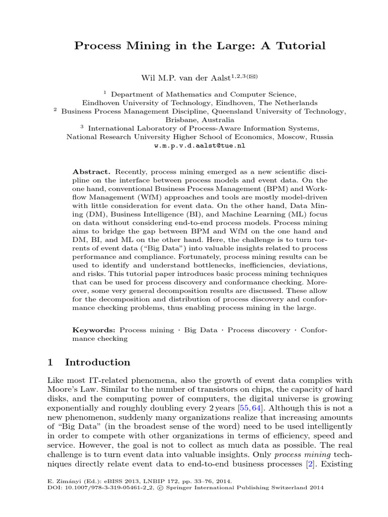 Process Mining Techniques Tutorial | PDF | Cognitive Science ...