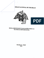 Reglamento de Evaluacion y Ratificación Docente Final PDF