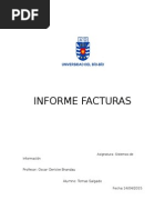 informe Facturas