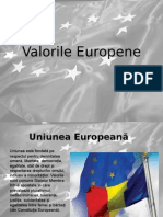 Valorile Europene