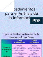 Analisis de La Informacion