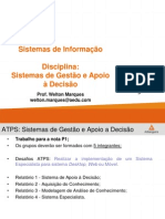Sistemas de Gestão e Apoio À Decisão - ATPS - P1