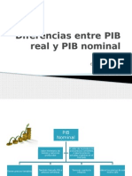 Diferencias Entre Pib Real y Pib Nominal