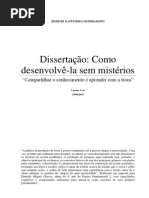 DISSERTAÇÃO Como Desenvovê-la Sem Misterios