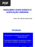 Equilíbrio Ácido-básico e Acidificação Urinária - 2o Ano MED