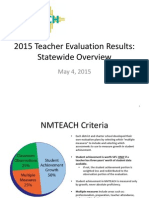 2015 NMTEACH Results Overview  