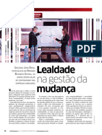 Lealdade Na Gestão Da Mudança