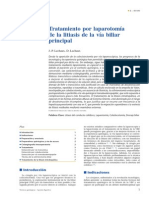 EMC - Técnicas Quirúrgicas - Aparato Digestivo Volume 24 Issue 3 2008 (Doi 10.1016 - s1282-9129 (08) 70142-9) J.-P. Lechaux D. Lechaux - Tratamiento Por Laparotomía de La Litiasis de La Vía Biliar