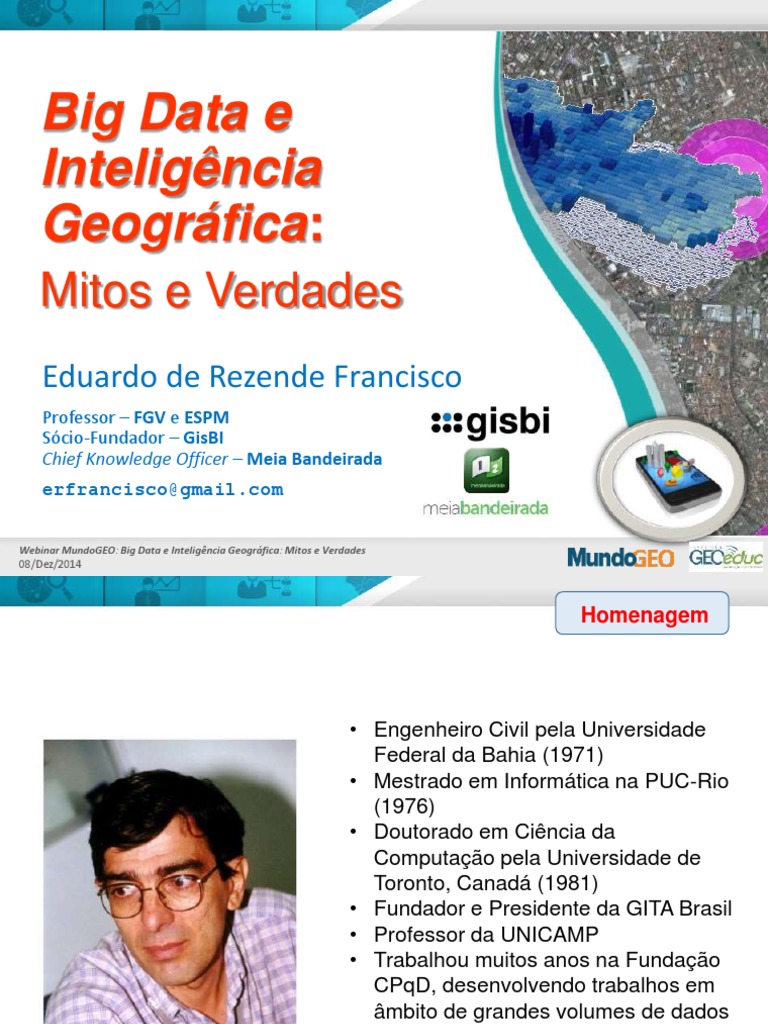 Webinar Big Data e Inteligencia Geografica | PDF | Big Data ...