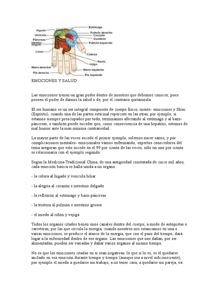 Emociones y su Impacto en la Salud | PDF