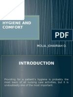 Hygiene and Comfort: Molia, Johairiah O