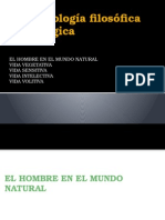 Antropología 2 - Vida Vegetativa, Sensitiva, Intelectiva, Volitiva