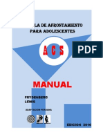 Manual de Afrontamiento para Adolescentes