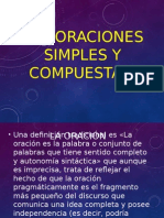 Oraciones Simples y Compuestas