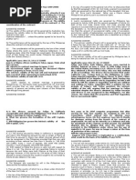 Conflict of Laws bar questions