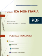 Politica MONETARIA DEL PERU