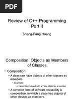 Review of C++ Programming: Sheng-Fang Huang