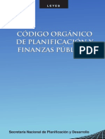 Codigo Organico Planificacion Finanzas Piblicas Copfp