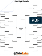 26 Team Single Seeded