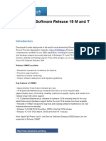 Cisco IOS Software Release 15 M and T