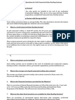 FAQs Grid Connected Solar Rooftop Systems