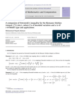 Applied Mathematics and Computation Volume 219 issue 9 2013 [doi 10.1016_j.amc.2012.10.105] Mohammad Wajeeh Alomari -- A companion of Ostrowskiâ€™s inequality for the Riemannâ€“Stieltjes integral , wher