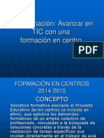 Avanzar en TIC Con Una Formación en Centro