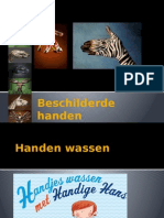 Beschilderde handen