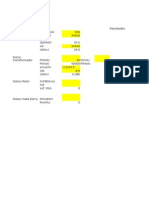 Calculo de Parametros Redes