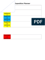 Exposition Paragraph Planner