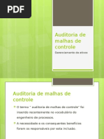 Auditoria em malhas de controle