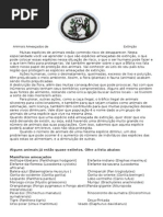 Animais Ameaçados de Extinção Especialidade