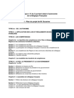 Table des matières projet Loi Org Ducarme[1]