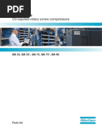 Atlas Copco GA 15 to GA 30 Part List | Electrical Connector | Screw