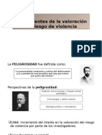 Antecedentes de La Valoración de Riesgo de Violencia