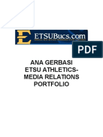 Ana Gerbasi Etsu Athletics-Media Relations Portfolio