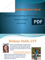 leadership interview