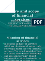 31352216 Nature and Scope of Financial Services