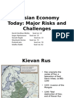 Russian Economy Today: Major Risks and Challenges