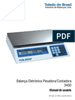 Manual Toledo 3400