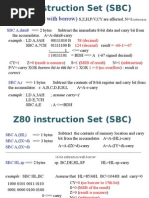 SBC (Subtract With Borrow)